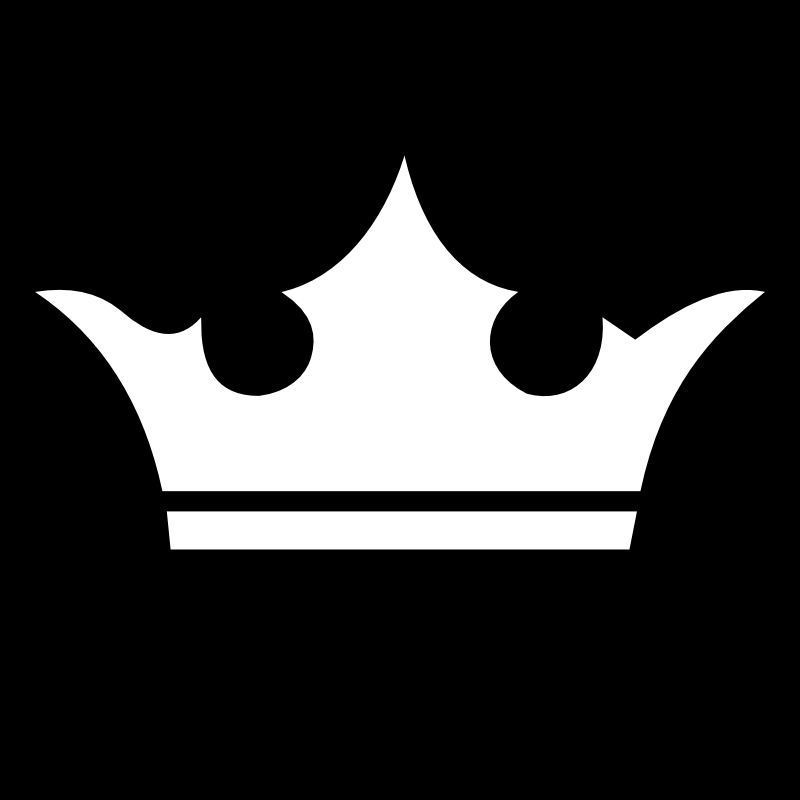 S005 Shirts Classic (Blk) Flower Crest in White