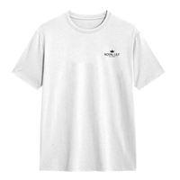 S011 Shirts Classic (White) RL Logo and Flower in Black