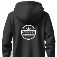 H003 Hoodies Classic (Blk) White Circle