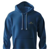 H005 Hoodies Classic (Blue) Gold Flower