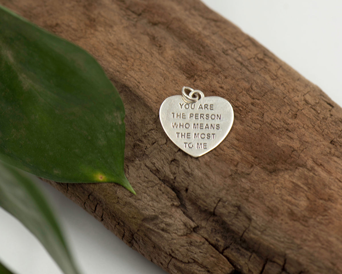 08 Pendants Heart with words