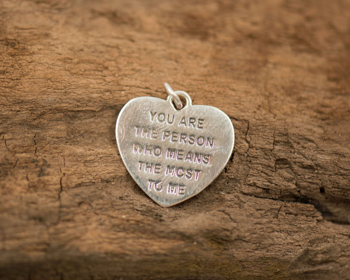 08 Pendants Heart with words