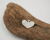 09 Pendant Heart Plain Silver