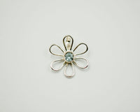 016 Pendant Flower Light Semi Preciouse Stone