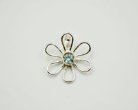 016 Pendant Flower Light Semi Preciouse Stone