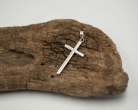 022 Pendant Cross Large silver 38mm x 17mm