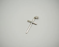 022 Pendant Cross Large silver 38mm x 17mm