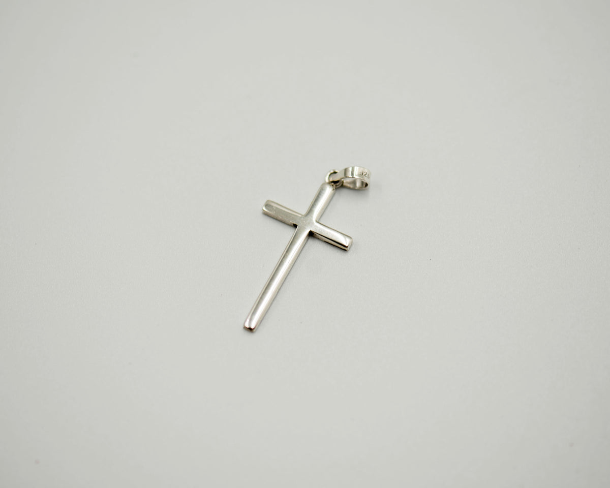 022 Pendant Cross Large silver 38mm x 17mm