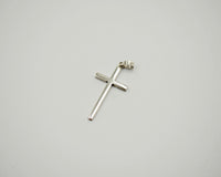 022 Pendant Cross Large silver 38mm x 17mm