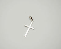 021 Pendant Cross Silver 35mm x 15mm
