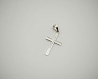 021 Pendant Cross Silver 35mm x 15mm