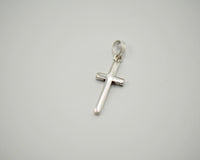 020 Pendant Cross Silver 30mm X 10mm