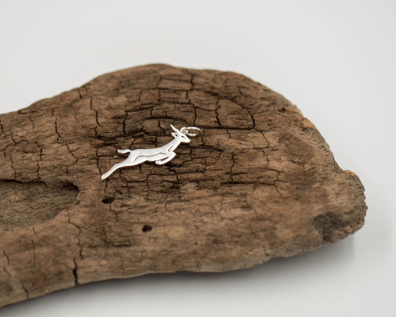 019 Pendant Springbok Silver