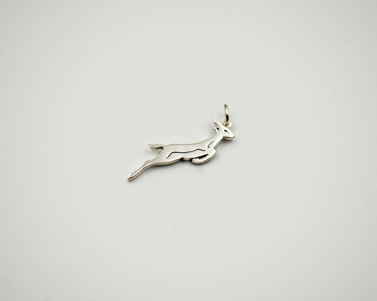 019 Pendant Springbok Silver