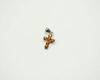 094 Pendant November Birthstone Cross