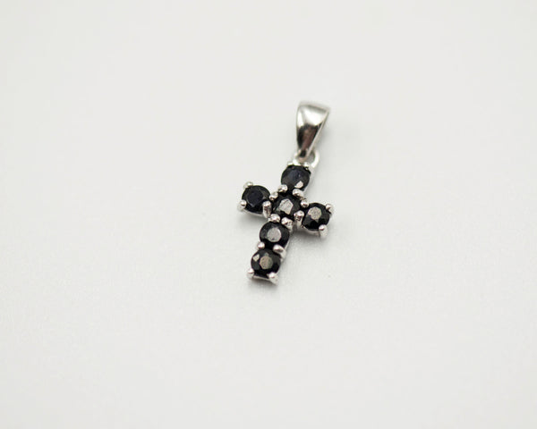 092 Pendant September Birthstone Cross.