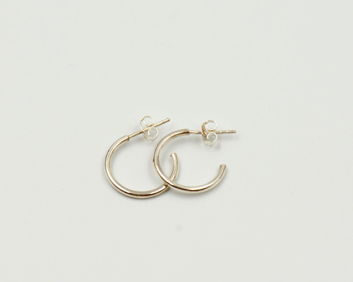 040 Earrings Hoops 2 X 20mm