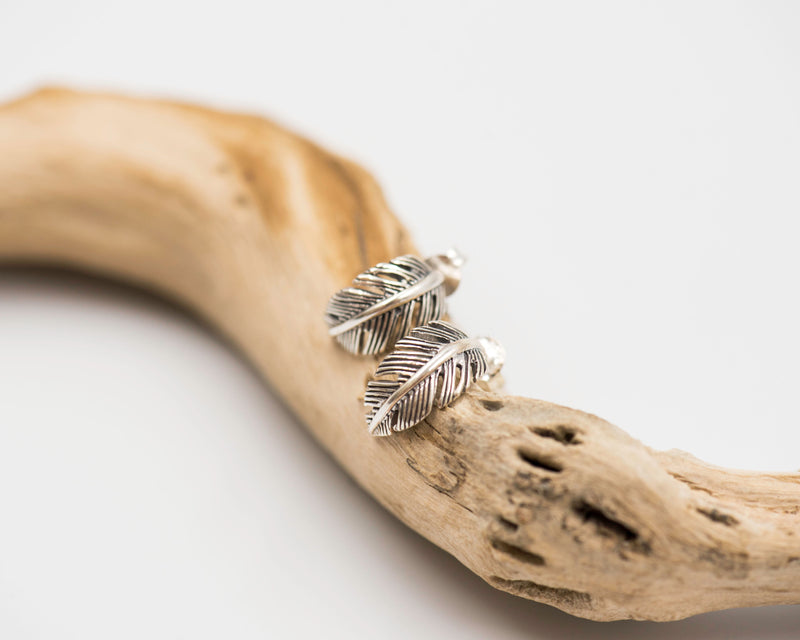 103 Earring Feather Hoop