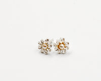 059 Earrings Fresh Water Pearl White