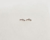 061 Earrings Studs Bikes Silver