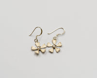 058 Earrings Studs Cubic Flower