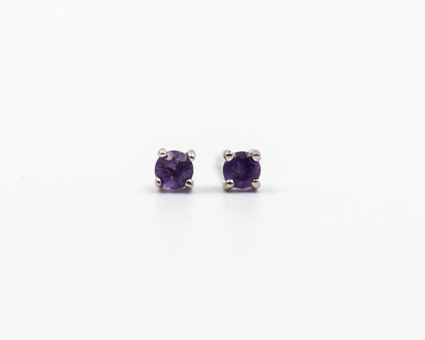 113 Earring Birthstone February