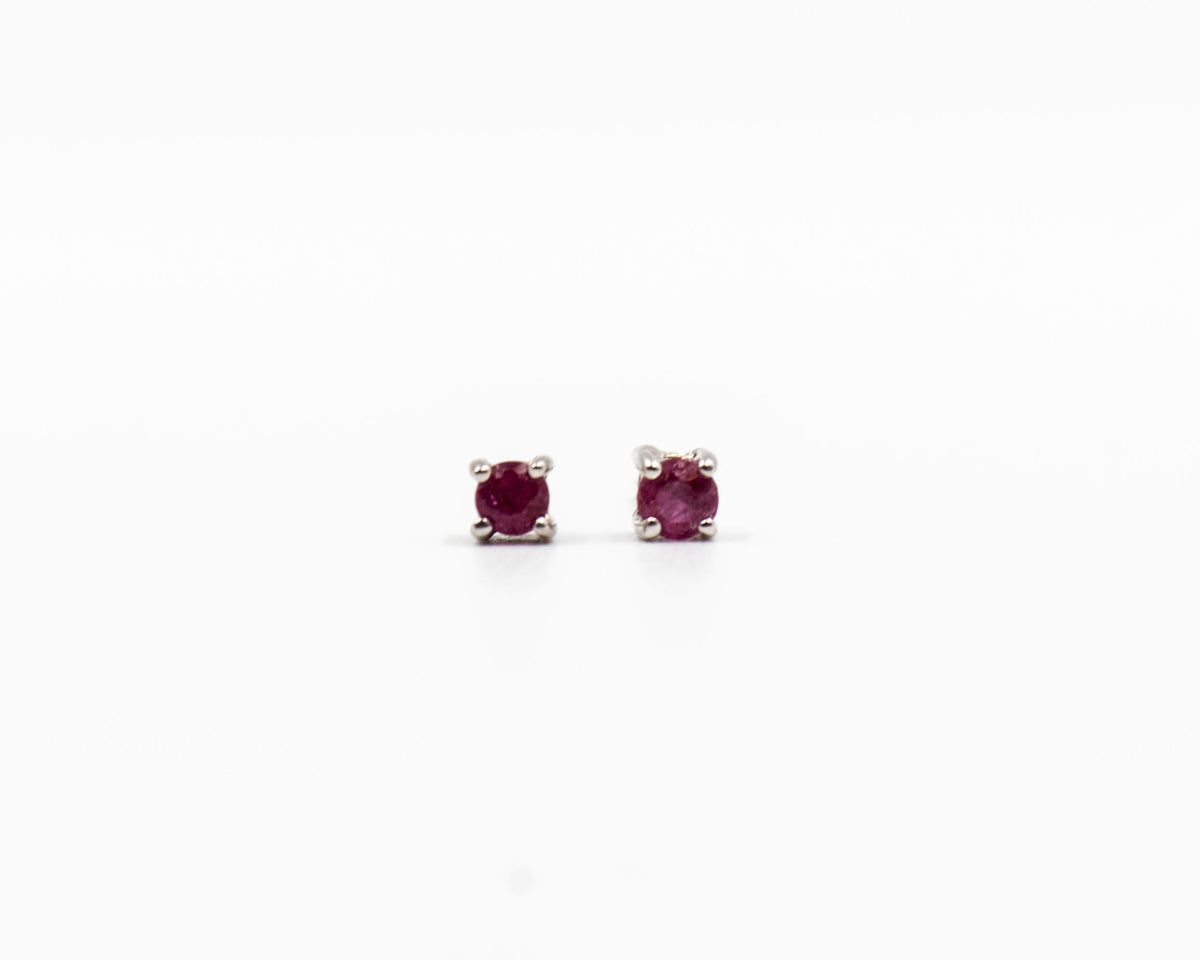 112 Earring January Birthstone Garnet