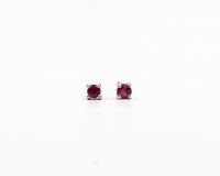 112 Earring January Birthstone Garnet