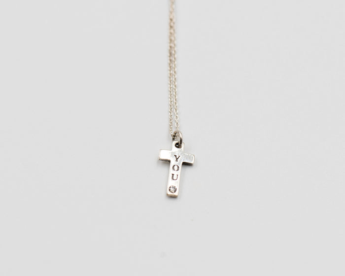 053 Set Necklace Cross You (Chain included)