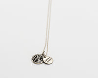 051 Set Necklace Life is a Journey Earth ball (Chain Included)