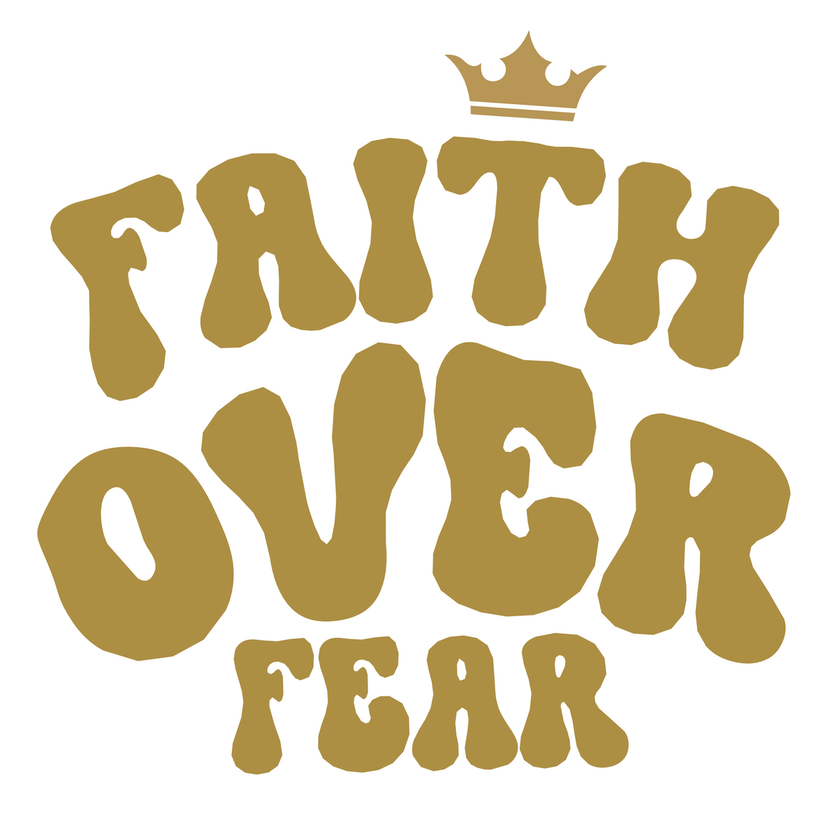 H012 Hoodies Skyla Faith Over Fear