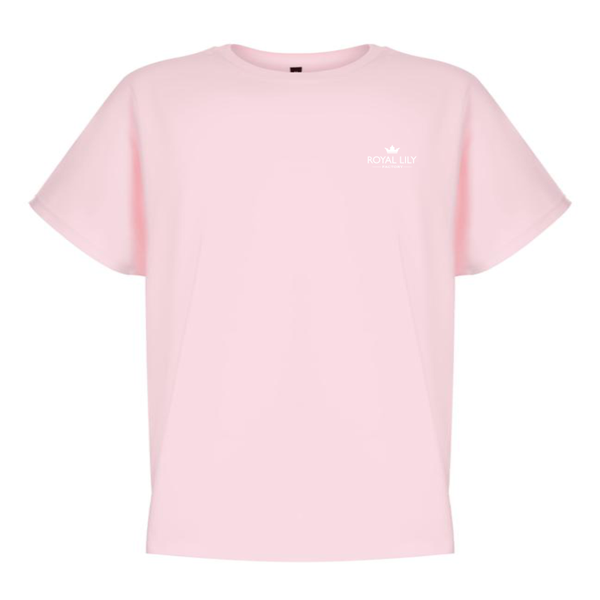 S007 Shirts Classic (Pink) RL Flower in White