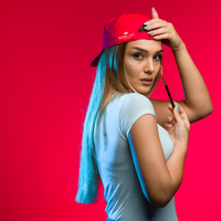 Red Cap Blond