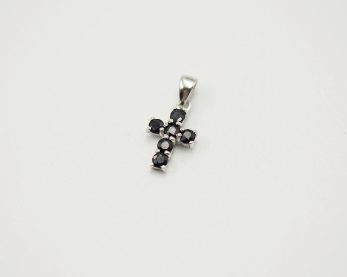 092 Pendant September Birthstone Cross.