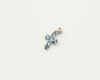 089 Pendant June Birthstone Cross