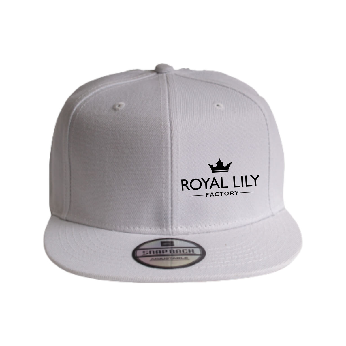 Cap White with Black RL Logo Front